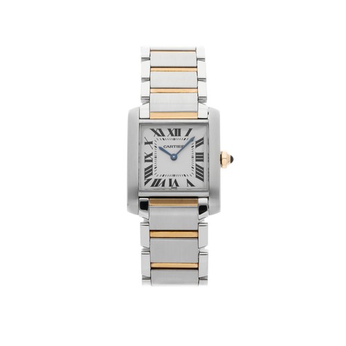 Cartier tank francaise steel - francaise,
