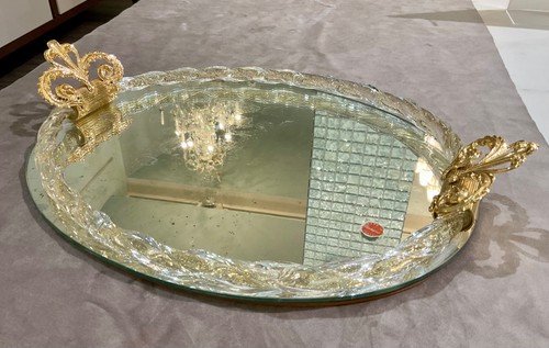 Venetian murano glass mirrored - murano,