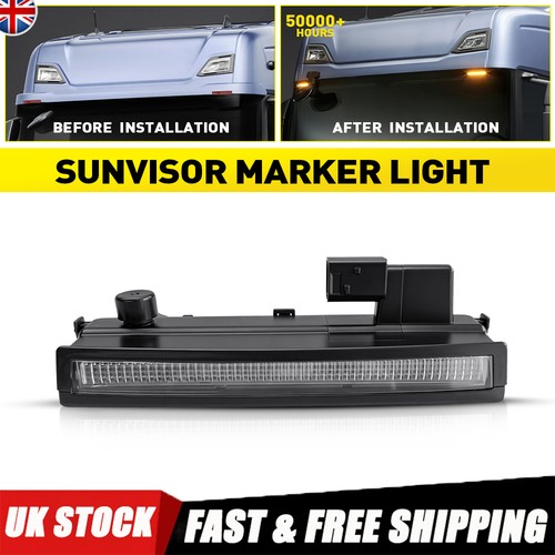 Sunvisor led amber marker - amber,