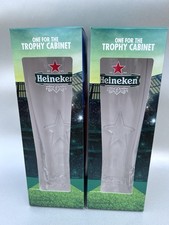 2x Heineken Pint Glass