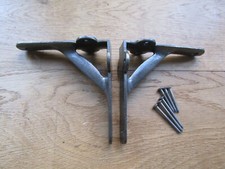 Rustic Iron shelf brackets Vintage Industrial ironbridge scaffold 5" PAIR