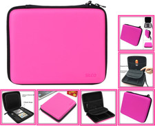 PINK Carry Storage Hard Protective Zip Case Cover For Nintendo 2DS Game 