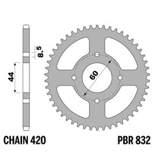 Yamaha Ty 80 - PBR crown step