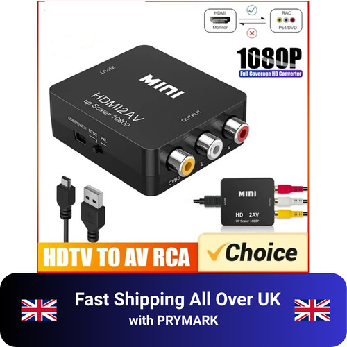 Hdmi 1080p rca - av,