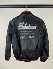 Nickelson 90s Leather Bomber Jacket