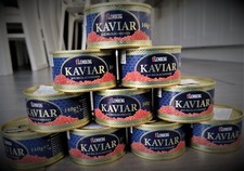 9+1  FREE ALASKA GOLD GORBUSHA Red Humpback Pink Salmon Caviar Ikura ИКРА (140g)