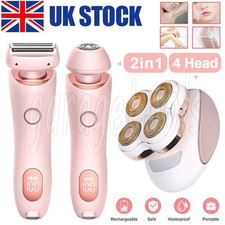 Electric Shaver For Women Rechargeable Painless Bikini Razor Lady Hair Remover