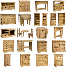 Corona Solid Pine Mexican Living Dining Room Bedroom Waxed Furniture