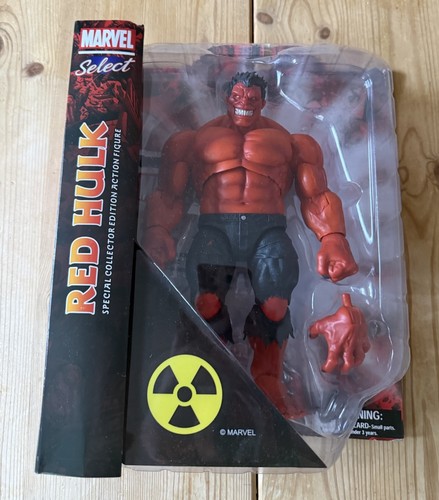 Marvel select red hulk figure - marvel,