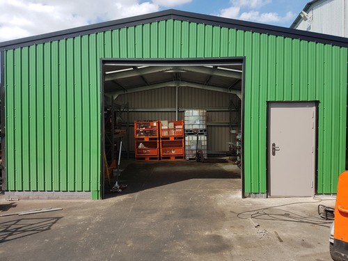 Steel framed buildings - framed,