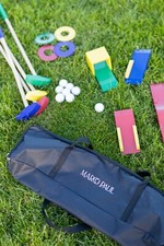 Wooden Kids Golf Set - Crazy Golf & Mini Golf Set Indoor/Outdoor slight defects