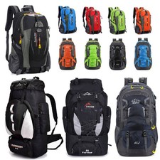 30L 60L 80L 100L Hiking Camping Backpack Waterproof Travel Rucksack Luggage Bag