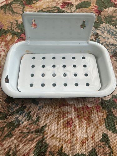 Vintage style white enamel - *vintage,
