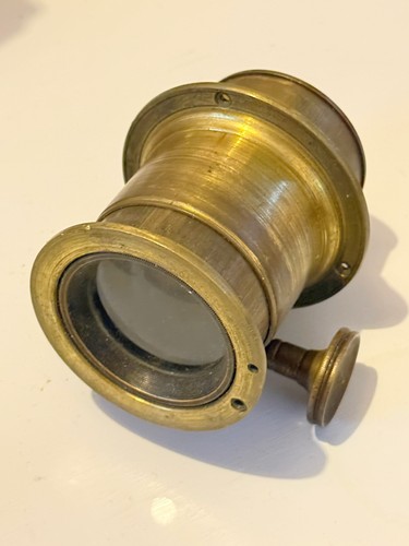 Petzval camera lens brass - petzval,