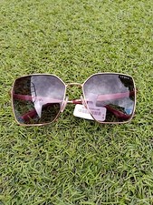 Vogue Women's VO4284S Sunglasses Gold Frame Grey Blue Lens