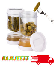 Olive Pickle Strainer Jar