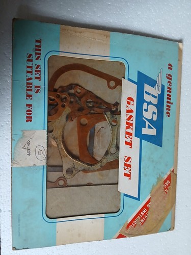 Bsa stationary engine gasket - engine?,