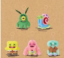 Fuggler Spongebob Clip Keyring Keychain Plush Funny Ugly Monster