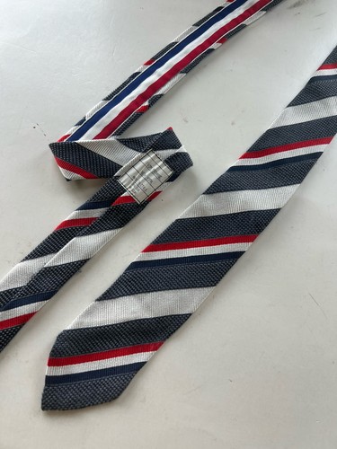 Thom browne skinny silk tie - browne,
