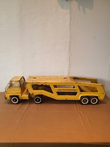 Vintage yellow tonka truck car - yellow,