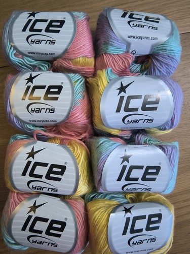 Wool yarn ice yarns - wool, 🧶🌈