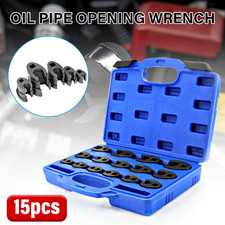 15Pcs Metric Crowfoot Wrench