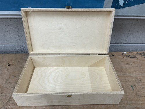 Wooden storage box with - wooden,