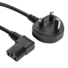 Power Cord UK Plug to Right