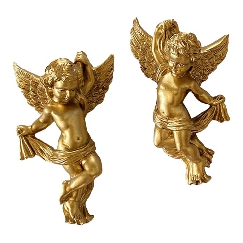 2pcs detailed resin cherub - 2pcs,