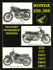HONDA 250 300 SERVICE MANUAL REPAIR SHOP C72 C77 CS72 CS77 CB72 WORKSHOP CB BOOK