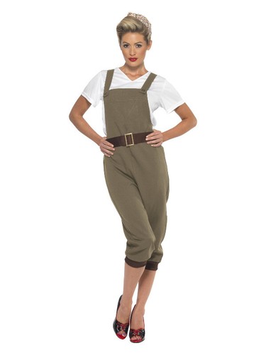 Ww2 land girl - girl, khaki