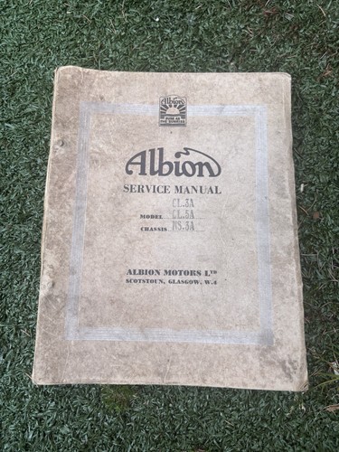 Vintage albion motors service - motors,
