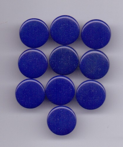 Vintage glass buttons - 10, - 