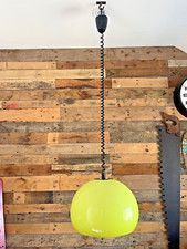 60'S 70'S SPACE AGE GUZZINI STYLE RISE & FALL MUSHROOM SHADE DESIGNER LIGHT UFO