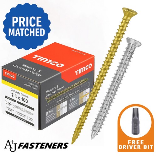 Price match concrete screws - concrete,