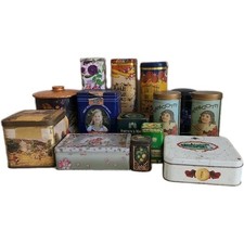 Vintage Collectable Tins Joblot Bundle X14 Condition And Type Varies