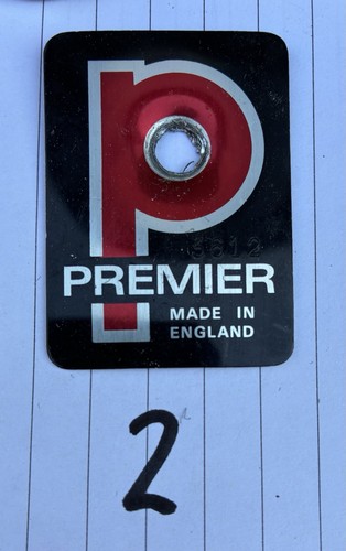 Premier drums badge - ‘p’,