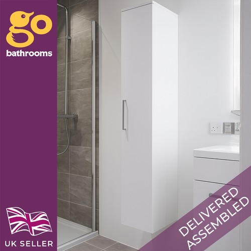 140cm tall white bathroom - 140cm,