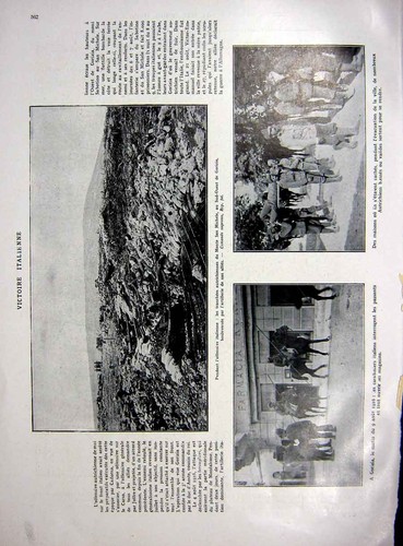 Original old vintage print ww1 - old,