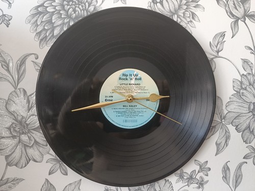 Vinyl record clock lp real - vinyl, 12"