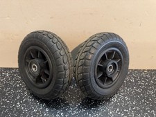 RASCAL ULTRALITE 480 MOBILITY SCOOTER FRONT WHEELS BLACK