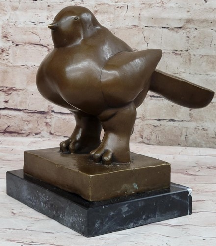 Bird fernando botero bronze - by,
