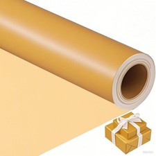 Gold wrapping paper roll - gold,