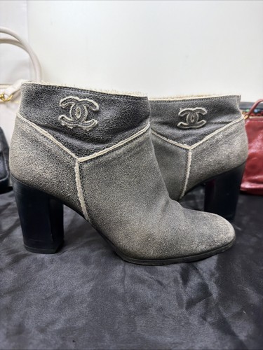 Chanel boots gray - boots, 41.5