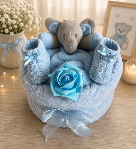 Elephant nappy cake baby - elephant,