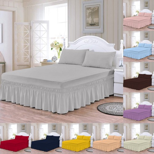 Plain dyed deep fitted valance - plain,