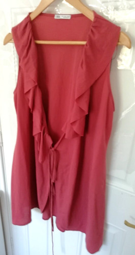 Zara size dusky pink long - l,