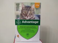 ADVANTAGE¹ 40 anti puces chat/cat moins 4 kg Flea Treatment boite de 4 pipettes