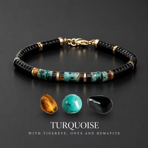 Turquoise tiger eye onyx - eye,