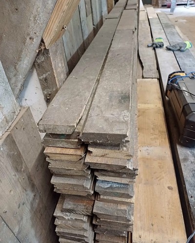Reclaimed solid oak - reclaimed,
